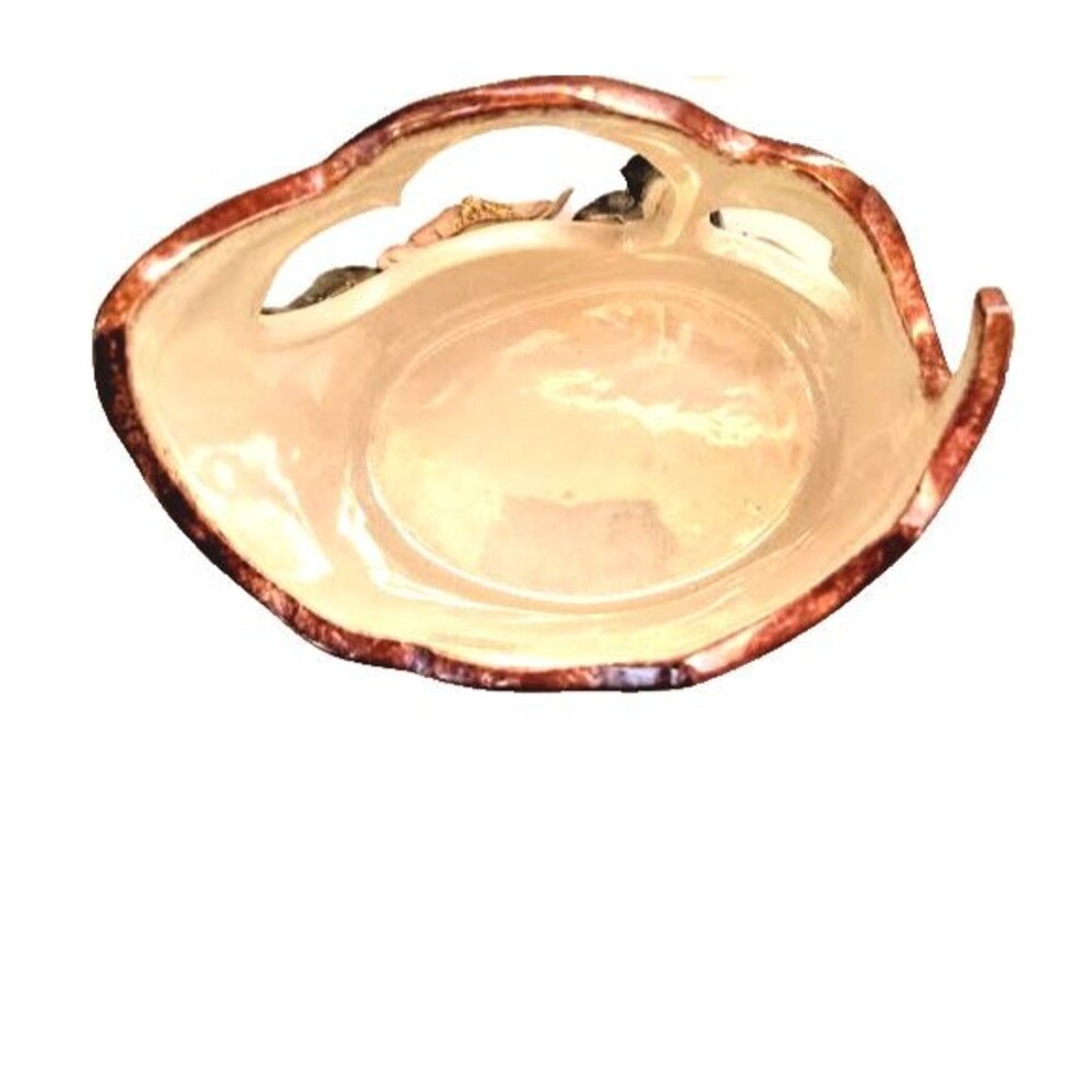 Blue Sky  Heather Goldminc Oval Candle Jar Holder Pink Rose - Picture 4 of 4